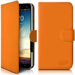 Etui Portefeuille Universel S Couleur Orange pour Logicom Link