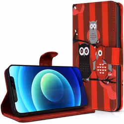 Étui Portefeuille - WIKO - CO05 2-D - Simili-cuir - Noir - Compatible avec Altice S26