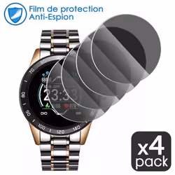 Protection décran - Michael Kors - GEN 6 - Anti-espion - Pack x4 - Nano Verre Flexible