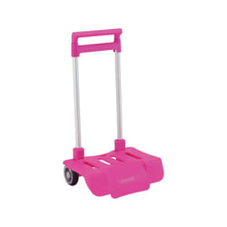 Safta - Chariot pour Sac à Dos Pliable Fuchsia
