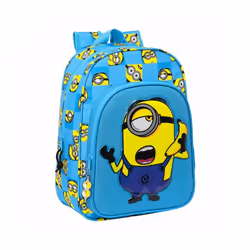 Cartable Minions Minionstatic Bleu 26 x 34 x 11 cm
