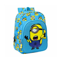 Cartable Minions Minionstatic Bleu 26 x 34 x 11 cm