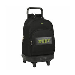 Cartable à roulettes Safta Surf Noir (33 x 45 x 22 cm)