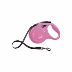 Flexi - Laisse pour Chien new classic 3m Rose Taille xs