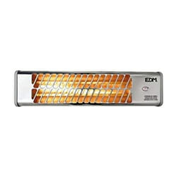 Chauffage d'Appoint Quartz EDM 07108 07108 Blanc 800 W Salles de bains