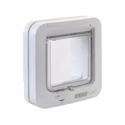 La chatiere a puce électronique SUREFLAP enregistre jusqu'a 32 identités d'animaux et fonctionne avec toutes les puces électr ...