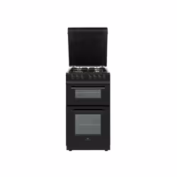 Cuisiniere gaz Continental Edison CECDF5060B3 - 4 feux - noir - L50 xP60 x H90 cm