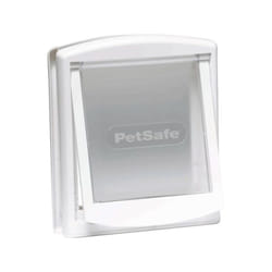 PetSafe Porte a 2 Voies pour Chiens 715 Petit Blanc Chatiere pour Chiens 411395