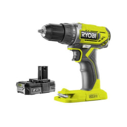 Ryobi - Perceuse-visseuse compacte 18V one+ - 2 batteries lithium+ 2,0 Ah - chargeur 1,5 a - Sac de transport - R18DD2-220S