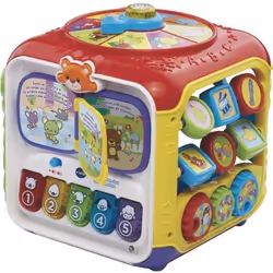 Cube des découvertes interactif VTECH BABY - Multicolore - 10 mélodies et 4 chansons - Mixte - 9 mois et plus