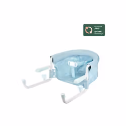 Rehausseur Badabulle Siege de table pour bébé avec Systeme d'attache 4 bras, Pliage Ultra Compact, De 6 a 36 mois