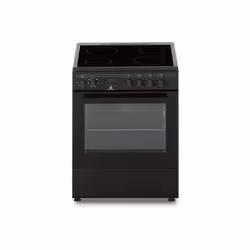 Cuisiniere vitrocéramique - 4 feux - four multifonctions - chaleur brassée - L58,8 xP61 xH83 cm - Garantie 2 ans pieces main ...