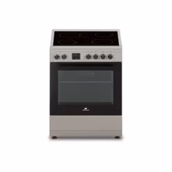 Cuisiniere vitrocéramique - 4 feux - four multifonctions - chaleur brassée - L58,8 xP61 xH83 cm - Garantie 2 ans pieces main  ...