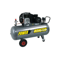 Mecafer - Compresseur 150 l 3HP Bicylindre courroie 10 bars Semi Pro PowerMonster - 425200