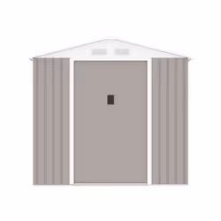 Abri de jardin en acier galvanisé avec kit d'ancrage inclus 4,07 m². Panneaux en acier galvanisé de 0,25mm. Structure en acie ...