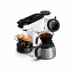 Préparez une grande verseuse de café filtre a partager, ou savourez une simple tasse de café préparé avec l'un des différents ...