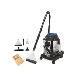 Aspirateur Injecteur Extracteur eau et poussiere Scheppach SprayVac20 - 1600W - Cuve Inox - Gris - 5 en 1