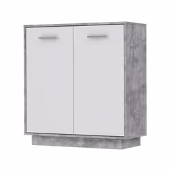 Le buffet PILVI est un meuble de rangement moderne avec 2 portes. Il mesure L 82,9 x P 34,2 x H 88,1 cm. Sa couleur blanc et  ...