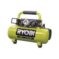 Le compresseur a cuve RYOBI 18V One Plus est idéal pour faire la pression des pneus et pour les cloueurs & agrafeuses pneumat ...