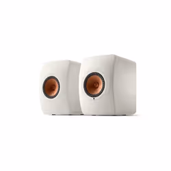 Enceintes actives Hifi connectées Kef LS50 Wireless II Blanc mat vendues par paire