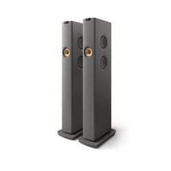 Enceintes connectées Hi-Fi Kef LS60 Wireless Gris Vendues à la paire