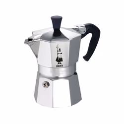Découvrez la cafetiere italienne Bialetti Moka Express en aluminium pour 3 tasses. Compatible avec tous les feux sauf inducti ...