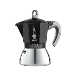 Cafetiere italienne - BIALETTI - NEW MOKA INDUCTION - 6 tasses - 0,28 L - Noir / Argent