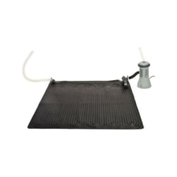 Intex - Tapis solaire chauffant pvc 1,2x1,2 m Noir 28685 91056