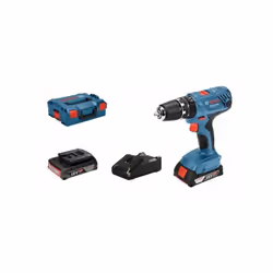 Perceuse a percussion Bosch Professional GSB 18V- 21 + 2 batteries 2,0Ah + Chargeur GAL 1820 - 06019H1109