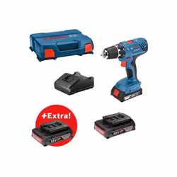 La perceuse-visseuse Bosch Professional GSR 18V-21 est idéale pour les professionnels. Elle est livrée avec 3 batteries GBA 1 ...