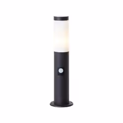Optez pour ce potelet extérieur équipé d'un détecteur de mouvement DODY E27 coloris noir en métal/plastique et de certificati ...