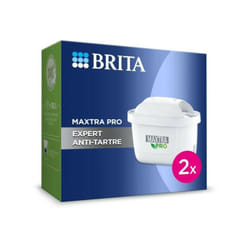 Pack de 2 Cartouches Filtrantes - BRITA - MAXTRA PRO Expert Anti-Tartre - Formule Anti-Tartre 50% Plus Puissante vs All-in-1