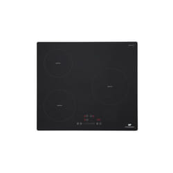 Plaque induction 3 foyers Continental Edison 6200W- 3 timers - 3 boosters - noir