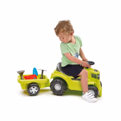 Ecoiffier - Porteur Tracteur remorque Siege inclinable - Accessoires de jardin - 12-36 mois