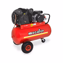 Ce compresseur MECAFER de 100L est idéal pour les travaux importants tels que le gonflage, le soufflage, l'agrafage, la peint ...