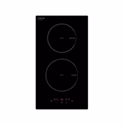 La table de cuisson induction OCEANIC Domino est un modele encastrable avec une surface en verre. Elle dispose de 2 foyers av ...