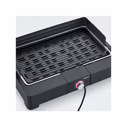 Le barbecue de table électrique SEVERIN PG8567 est équipé d'une grille en fonte d'aluminium de 44,5 x 26 cm et d'une puissanc ...