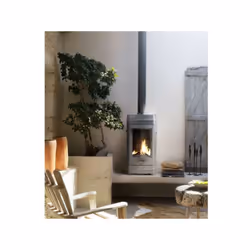 INVICTA Cassine 100 % Fonte - Puissance optimale : 10kW - Maximale : 15 kW - Rendement 76% - Feu continu - Longueur de bûches ...