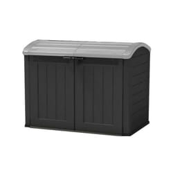 Coffre de rangement extérieur Keter en résine 2000 litres Noir et gris - Abri de stockage de jardin