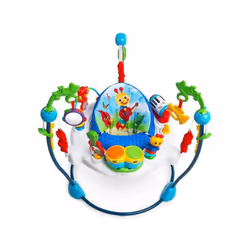 Cette aire d'éveil a rebonds Baby Einstein est remplie d'activités musicales attrayantes pour divertir votre petit compositeu ...