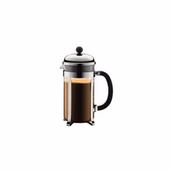 Cafetiere a piston, 8 tasses, 1.0 l, acier inox, Brillant