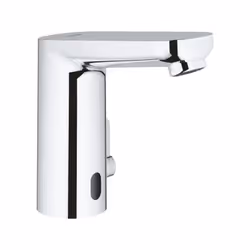 Le mitigeur lavabo infrarouge GROHE Get E est un robinet monotrou sur plage avec des flexibles de raccordement souples et des ...