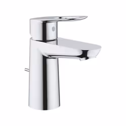Le mitigeur de lavabo monocommande Bauloop taille S de la marque GROHE est un robinet mitigeur mécanique pour lavabo et vasqu ...