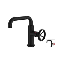 Sans Marque - Mitigeur lavabo industriel rousseau - Bec mobile - Noir