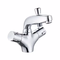 Le mitigeur bain-douche ROUSSEAU Volga 2 est un robinet thermostatique mural en laiton chromé. Il dispose d'un remplissage ra ...