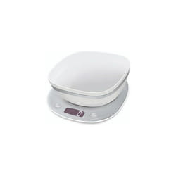Balance de cuisine Terraillon Macaron avec Glacée et Bol 15254 Inox et Blanc