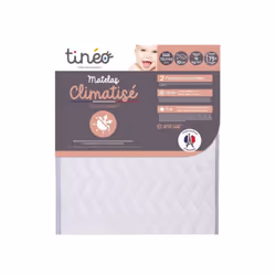 Tinéo Sommeil Matelas Climatisé 70x140x10cm est un matelas évolutif, avec deux faces de couchage en fonction de la saison : - ...