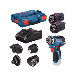 Perceuse-visseuse Bosch Professional GSR 12V-35 FC + 2 batteries 3,0Ah + L-Boxx - 06019H3000
