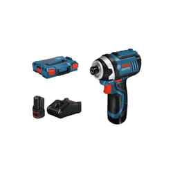 Visseuse a chocs Bosch Professional gdr 12V-105 + 2 batteries 2,0Ah + lboxx 2600 tr/min - 06019A6977