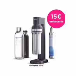 BRITA sodaTRIO : découvrez notre machine a eau pétillante et ses bouteilles différentes pour chaque occasion : en verre pour  ...